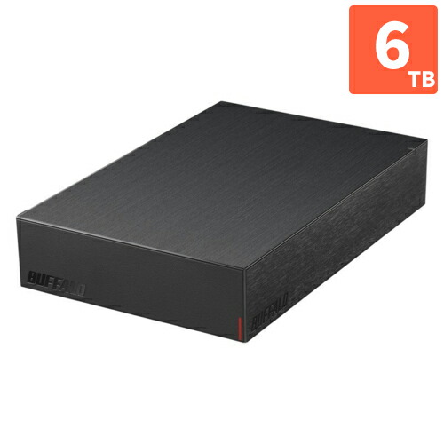 バッファロー BUFFALO HD-LE6U3-BB ブラック 「みまもり合図 for AV」搭載 HDD 6TB HDLE6U3BB｜特価COM