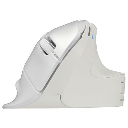 ナカバヤシ MUS-BKF177W ホワイト Bluetooth BlueLEDマウス 5ボタン MUSBKF177W