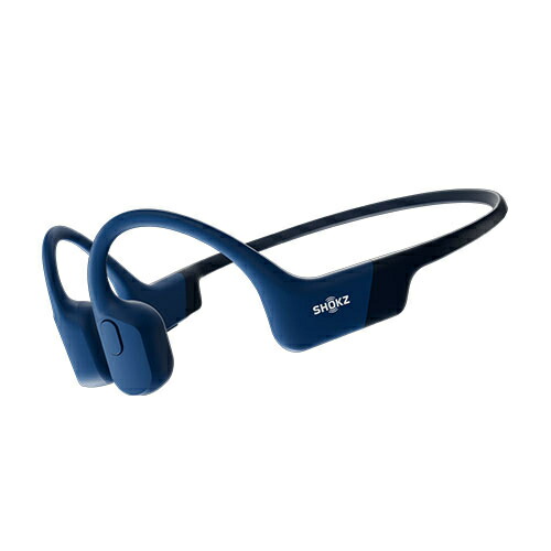 【長期保証付】Shokz(AfterShokz) ショックス(アフターショックス) OPENRUN ブルー 骨伝導イヤホン Bluetooth Ver.5.1対応 SKZ-EP-000005 SKZEP000005|特価COM