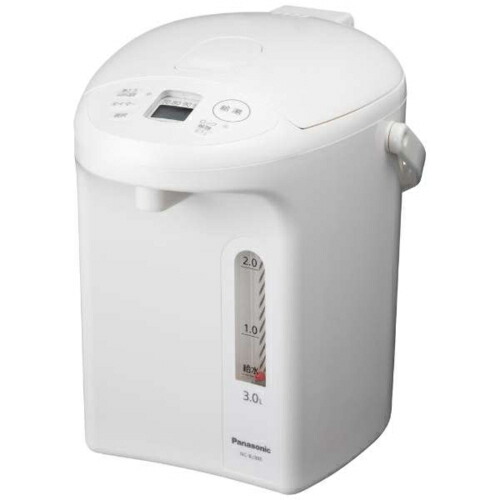 パナソニック Panasonic NC-BJ305-W ホワイト マイコン沸騰ジャーポット 3.0L 電気ポット NCBJ305W|特価COM