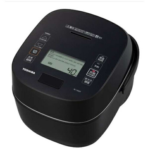 東芝(TOSHIBA) RC-10VST-K(グランブラック) 炎匠炊き 真空圧力IHジャー炊飯器 5.5合