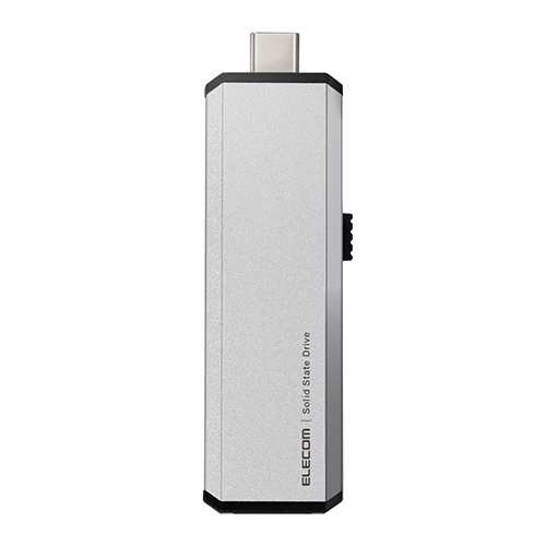 エレコム ELECOM ESD-EWA0500GSV シルバー USB3.2 今月限定／特別大特価 Gen2 一番の USB-A C切り替え 500GB 外付けﾎﾟｰﾀﾌﾞﾙSSD 対応