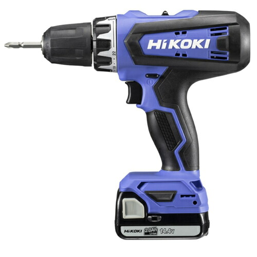 ハイコーキ HiKOKI FDS14DF 2BG 14.4V コードレス ドライバドリル 2.0Ah 蓄電池×2個 充電器 ケース付 FDS14DF2BG