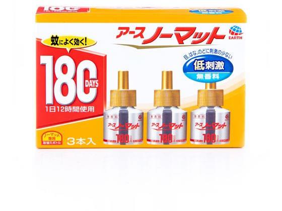 アース製薬 アースノーマット 取替えボトル 180日用 無香料 3本入[代引不可]