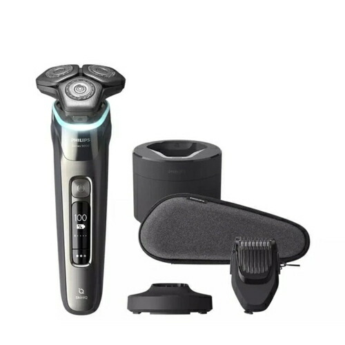 フィリップス PHILIPS S9987/59 メンズシェーバー9000シリーズ ダーククローム過圧防止センサー搭載 コードレス洗浄器付き 電動シェーバー｜特価COM