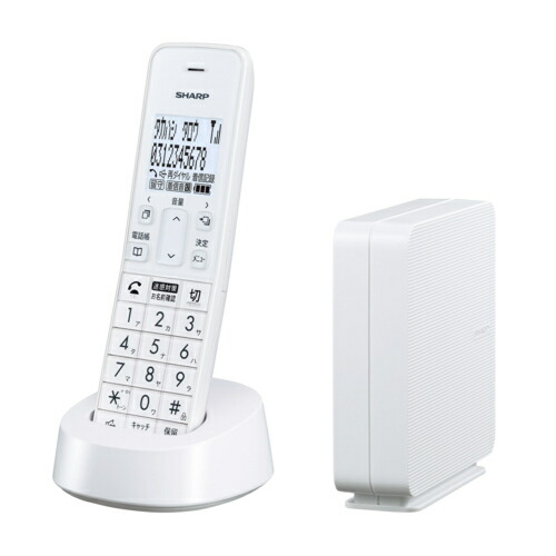 【長期保証付】シャープ SHARP JD-SF3CL-W ホワイト系 電話機 子機1台 JDSF3CLW
