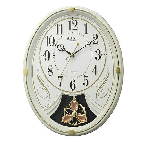 楽天市場】☆即納【RHYTHM】リズム時計 電波 掛時計 4MN543RH18