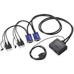 エレコム ELECOM KVM-KUS パソコン切替器 USB 2台切替 KVMKUS