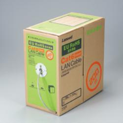 エレコム ELECOM LD-CT6/LG300/RS ライトグレー LANケーブル カテゴリー6対応 300m LDCT6LG300RS