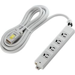 エレコム(ELECOM) T-WHRM3430LG/RS グレー EU RoHS指令準拠ハーネス仕様工事用タップ