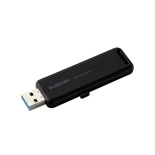 エレコム ELECOM ESD-EMB0500GBK ブラック 外付けポータブルSSD 500GB ESDEMB0500GBK