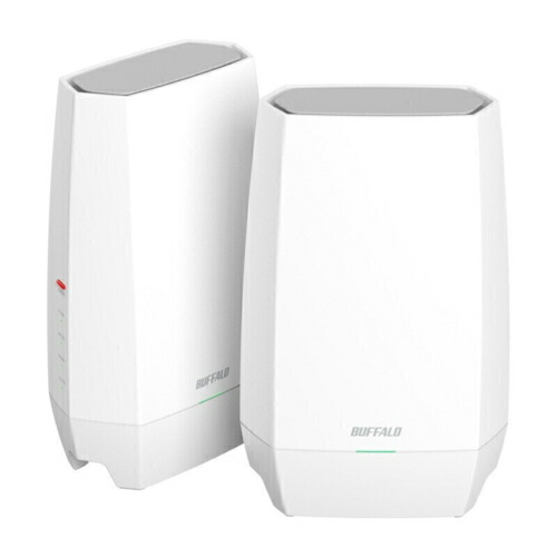緩衝装置置き目 BUFFALO WNR-5400XE6P/2S Wi-Fi 6E 相応う 無線電話ローカルエリアネットワークルータ EasyMes有りの実輪っか済み書き割りひな形 WNR5400XE6P2S