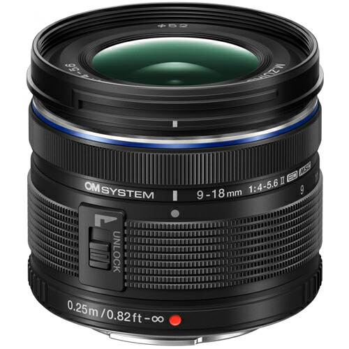 OM SYSTEM M.ZUIKO DIGITAL ED 9-18mm F4.0-5.6 II マイクロフォーサーズマウント 広角ズームレンズ EDM918F456｜特価COM