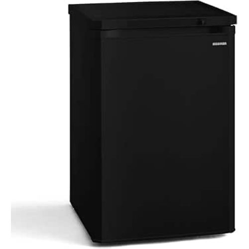 アイリスオーヤマ Iris Ohyama IUSD-9B-B ブラック 1ドア前開き冷凍庫 85L 右開き 幅550mm IUSD9BB
