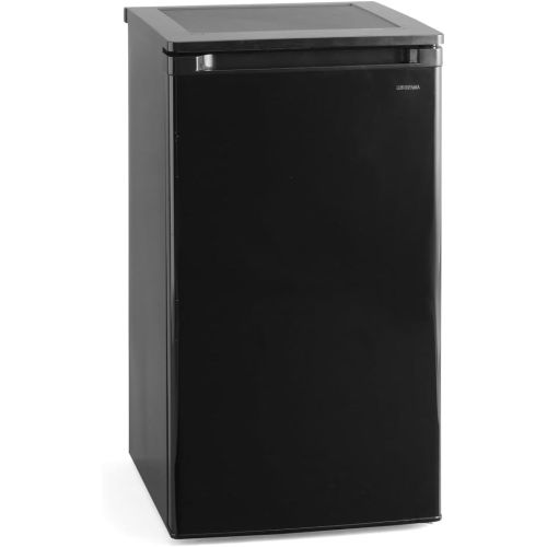 【設置+長期保証】アイリスオーヤマ Iris Ohyama IUSD-6B-B ブラック 1ドア前開き冷凍庫 60L 右開き 幅480mm|特価COM