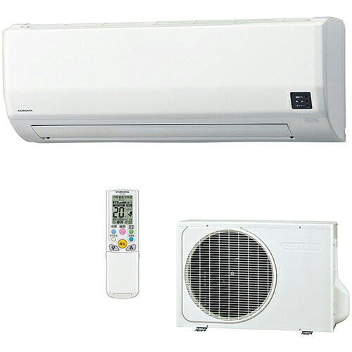 【標準工事費込】【対象ショップ限定 先着1000円OFFクーポン】エアコン 8畳用 2.5kw コロナ CSH-WK25AR2-W 電源200V クーラー ルームエアコン 冷房 暖房[代引不可]