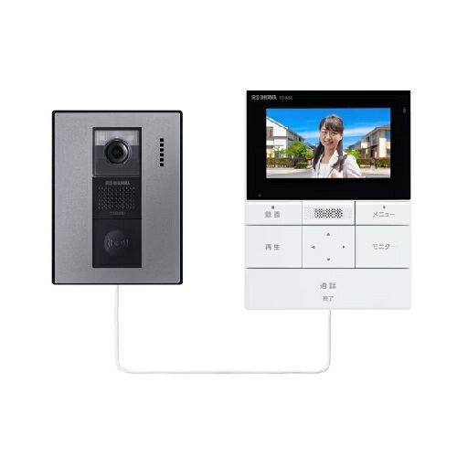 アイリスオーヤマ Iris Ohyama TD-SM5030CT-BSH 黒いことひな形/ガンメタリック テレビドアホン かっこ良い電話機相応う TDSM5030CTBSH