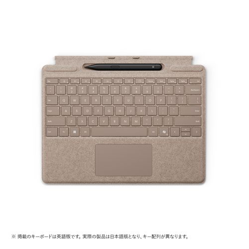 マイクロソフト Microsoft Surface Pro 鍵盤 書き込み納める付/か細い 書き込み付 デューン 8X6-00163 8X600163
