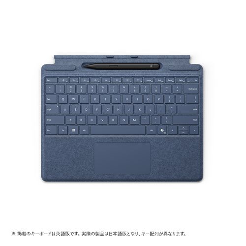 マイクロソフト Microsoft Surface Pro 鍵盤 書き込み納める付/か細い 書き込み付 サファイア 8X6-00209 8X600209