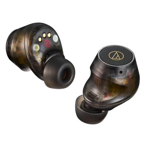 【長期保証付】オーディオテクニカ audio-technica ATH-CKS30TW+/TBK スケルトン Bluetooth 完全ワイヤレスイヤホン SOLID BASS ATHCKS30TWTBK