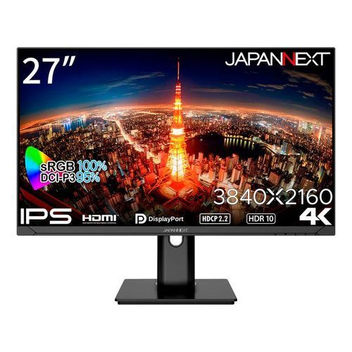 ジャパンネクスト JAPANNEXT JN-IPS2710UHDR-HSP 27型 4K見せびらかす 多役立つこと照明ランプ真似形 JNIPS2710UHDR