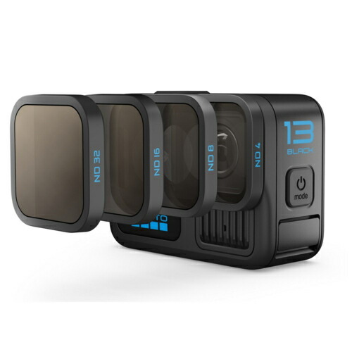 GoPro ゴー労働者階級 AENDF-001 モーションブラー用かっこ良いND水漉し4枚容器に並べる 国内定め事品 AENDF001