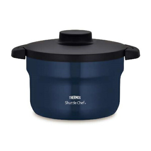 サーモス THERMOS KBJ-3002-NVY ネイビー 真空保温調理器シャトルシェフ2.8LIH対応3人～5人用PFOSPFOAフリー KBJ3002NVY