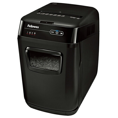 【長期間引き受ける付】フェサクラ色 Fellowes 150C 黒いこと AutoMax 電動シュレッダー 33L 150C