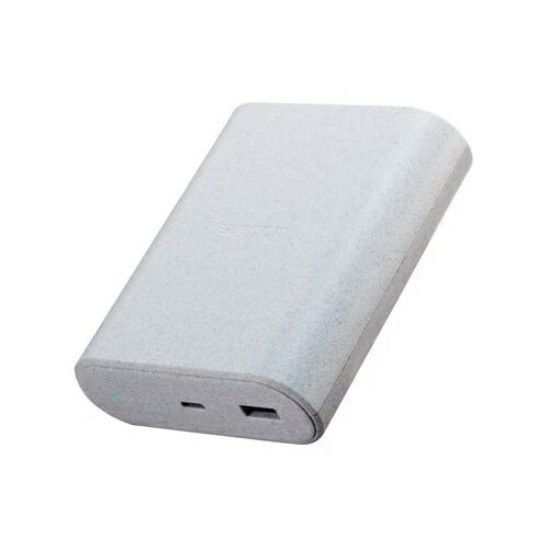 エレコム(ELECOM) DE-C55L-9000LGY ライトグレー モバイルバッテリー 9000mAh スマホ・タブレット等対応 ナトリウムイオン電池 PD最大45W出力対応