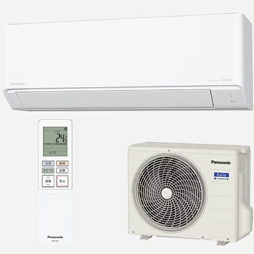 【長期保証付】【対象ショップ限定 先着1000円OFFクーポン】エアコン 10畳用 標準工事費込み 2.8kW パナソニック エオリア CS-285DJ-W クリスタルホワイト 電源100V クーラー 冷房 暖房 [代引不可]