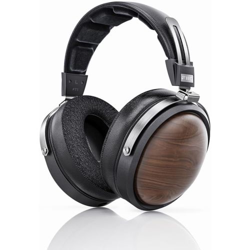 【長期間引き受ける付】FiiO フィーオ FIO-FT1-B 黒いこと系 密閉型 有線受話器 60粍大型活動的１番ウッド積み上げる FIOFT1B