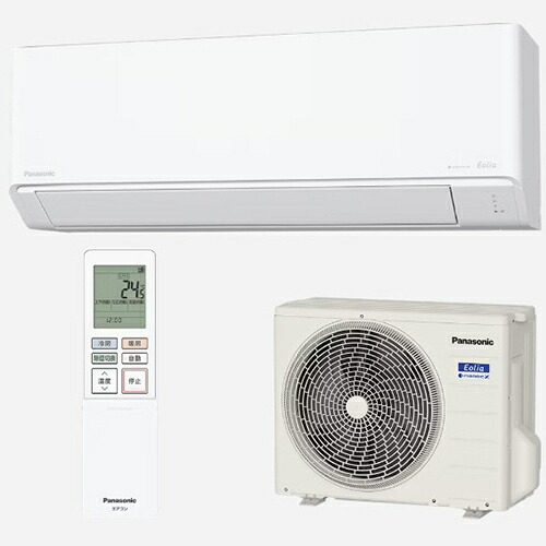 【対象ショップ限定 先着1000円OFFクーポン】パナソニック Panasonic エアコン 8畳用 2.5kW パナソニック エオリア CS-255DJ-W クリスタルホワイト 電源100V[配送のみ/設置工事なし] CS255DJW