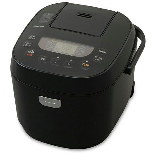 アイリスオーヤマ(Iris Ohyama) RC-ME10-B ブラック 米屋の旨み 銘柄炊き ジャー炊飯器 10合