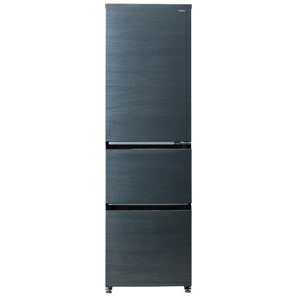 【標準設置料金込】ハイアール Haier JR-CVM34C-H ギャラクシーグレー SLIMORE 3ドア冷蔵庫 右開き 335L 幅540mm JRCVM34CH