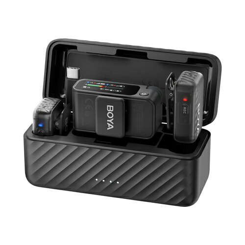 【対象ショップ限定 先着1000円OFFクーポン】BOYA ボーヤ BOYAMIC2 2.4GHzワイヤレスマイク AIノイズキャンセリング搭載 32bit float 録音対応 国内正規品 BOYAMIC2