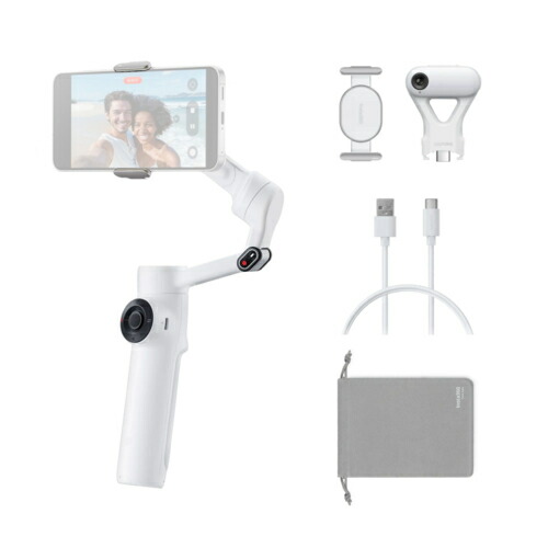 Insta360  Insta360 Flow2 AIトラッカーキット サミットホワイト AIスマートフォン用ジンバル CINSABQA-FLOW210 CINSABQAFLOW210