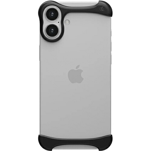 ロアインターナショナル(roainternational) AC27037I16 マットブラック iPhone 16用 Arc Pulse アルミバンパーケース