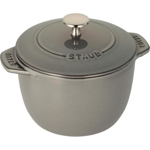 ストウブ staub ラ ココット de GOHAN Mサイズ 16cm グレー 日本正規販売品