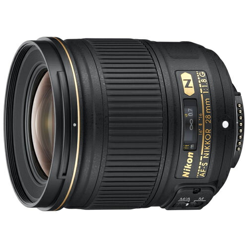 ニコン Nikon AF-S NIKKOR 28mm f/1.8G ニコンFマウント 大口径広角単焦点レンズ AFS28F18G