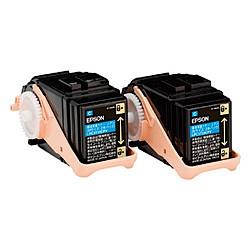 エプソン EPSON LPC3T33CPV 純正 環境推進トナー Mサイズ シアン 2個入 LPC3T33CPV|特価COM