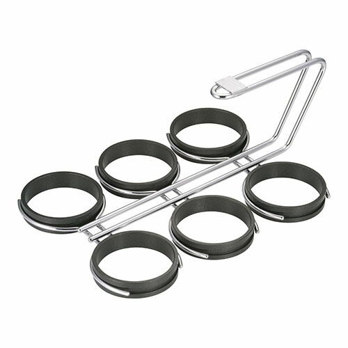 ヒキモト まんまる目玉焼リング 6個焼用 テフロン加工 小