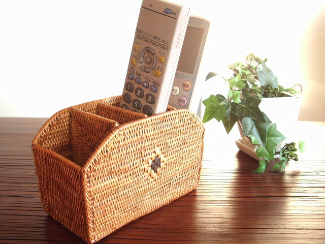 楽天市場】アタ製ボックス/菱形模様【25×15×高さ15cm】蓋付き ふたつ