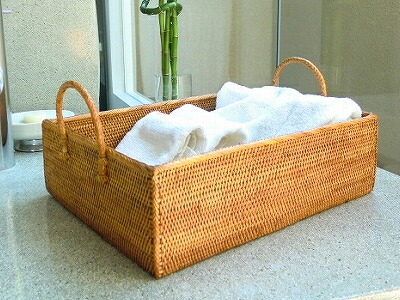 楽天市場】アタ製カトラリーケース 【幅22cm】アタかご 皿 プレート