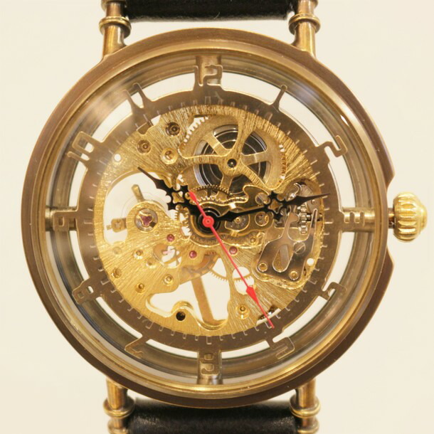 最適な材料 楽天市場 メール便不可 ハンドメイドウォッチ 手巻き ブラック キャメル ブラウン グリーン 時計 腕時計 ウォッチ 手巻き ハンドメイド 日本製 メンズ レディース ユニセックス 可愛い オシャレ かっこいい オートマティック ギフト 贈り物