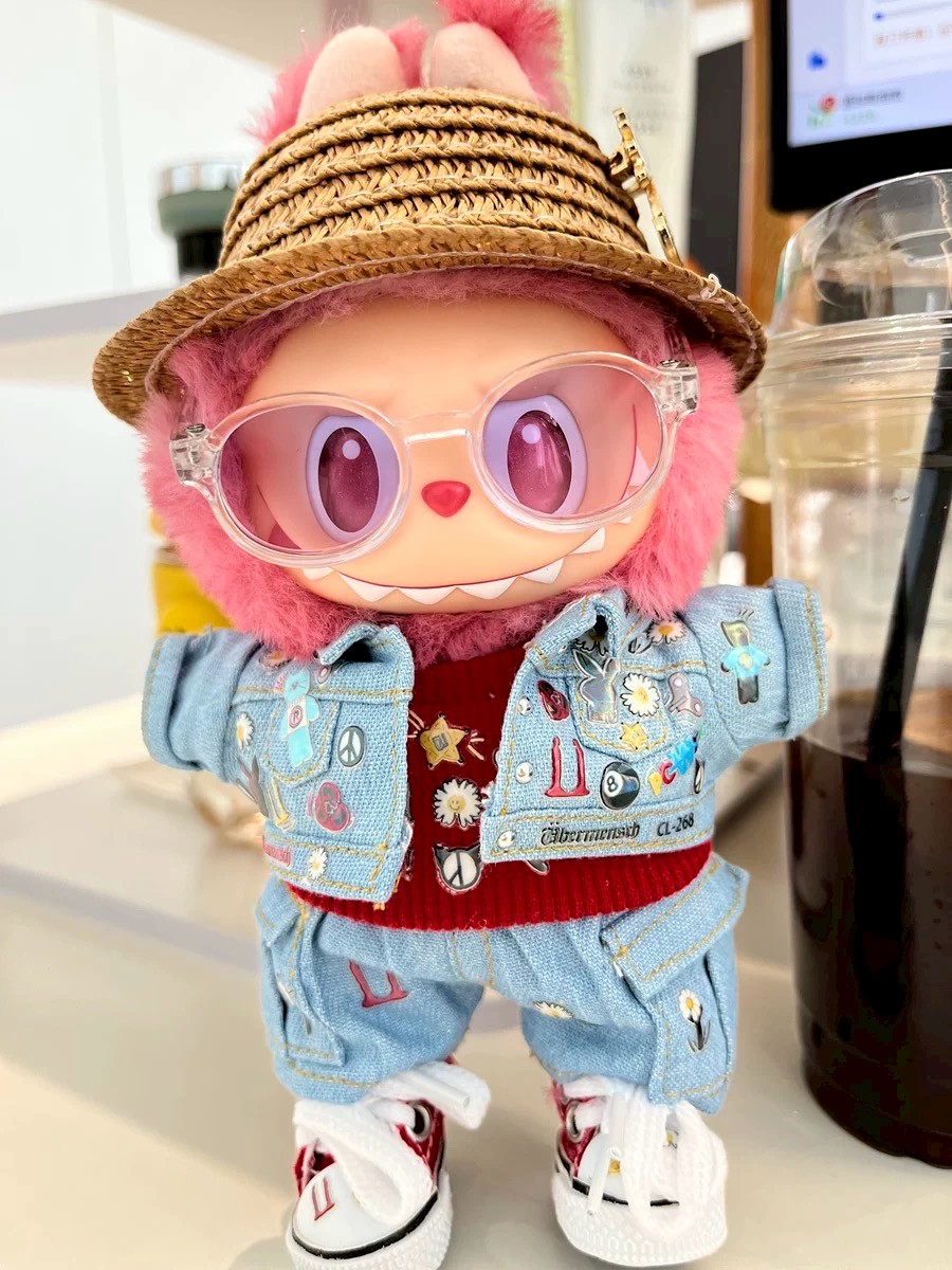 楽天市場】LABUBU ラブブ 4点セット ぬいぐるみ用服 洋服 ぬい服