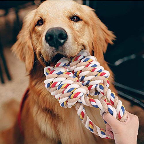 楽天市場 犬おもちゃ 犬用噛むおもちゃ玩具 犬ロープおもちゃ 中型犬 大型犬 ペット用 丈夫 天然コットン ストレス解消 運動不足解消 耐久性 Tokumaru Shop