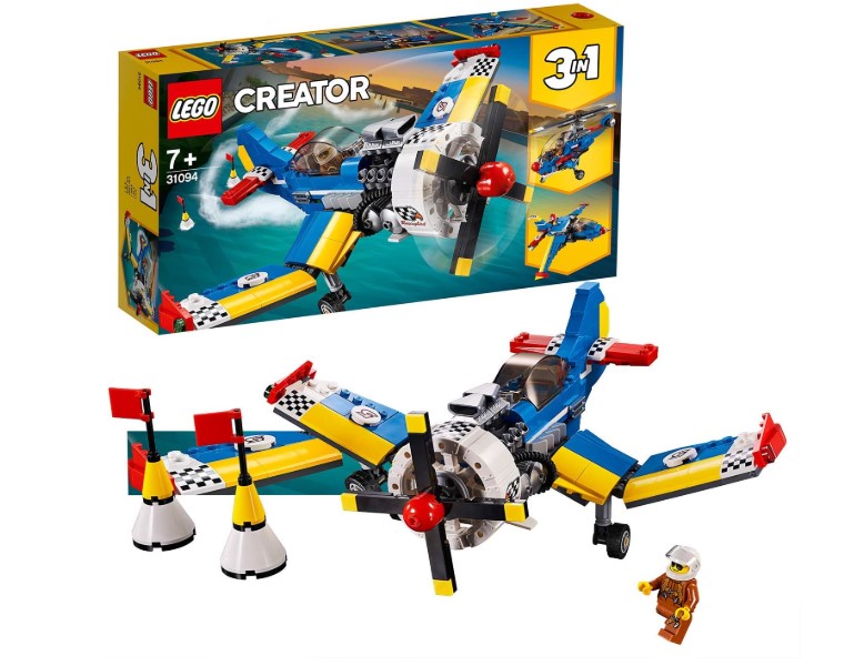 レゴ(LEGO) 創造者 エア湖スピード競技機 31094 知育手あそび 立ちはだかる 手あそび うしろ帯 御坊っちゃん