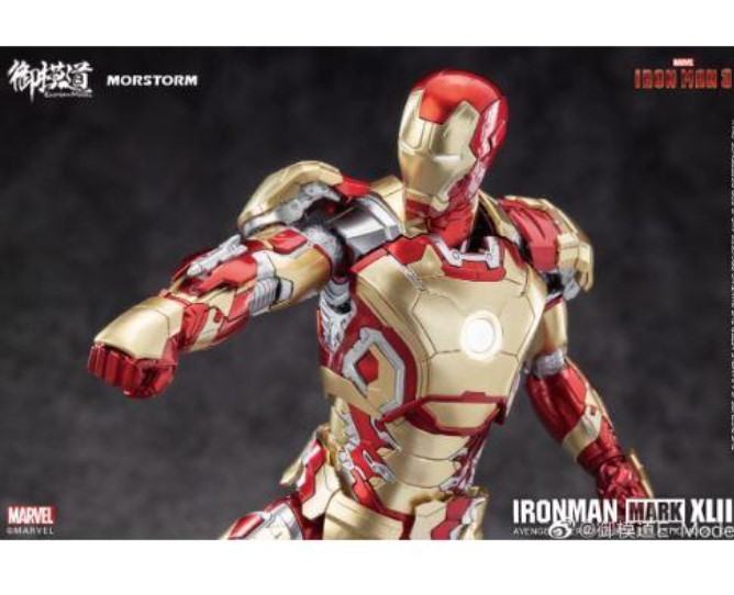 御模道 正規代理店　アイアンマン MK42 映画アニメ スーパーヒーロー 組み立て式プラモデル可動　DX版　豪華版