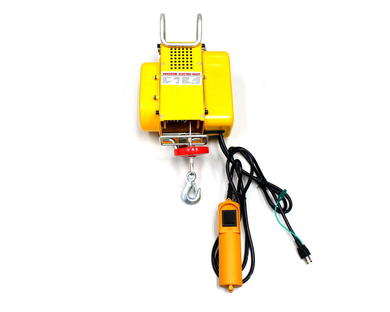 家庭用100V60Hz電動ウインチ(ホイスト)(最大能力250kg)