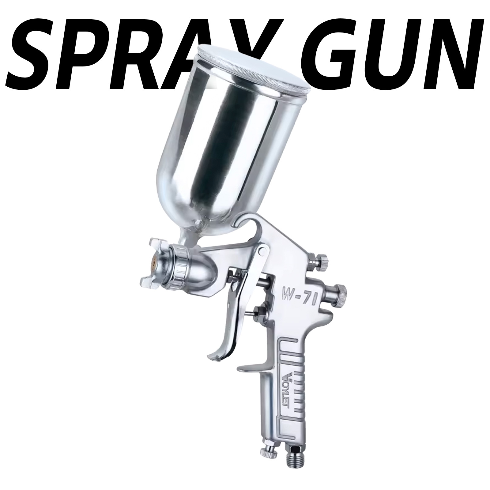楽天市場】スプレーガン W71G ペイントスプレー ノズル口径 1.3mm W-71